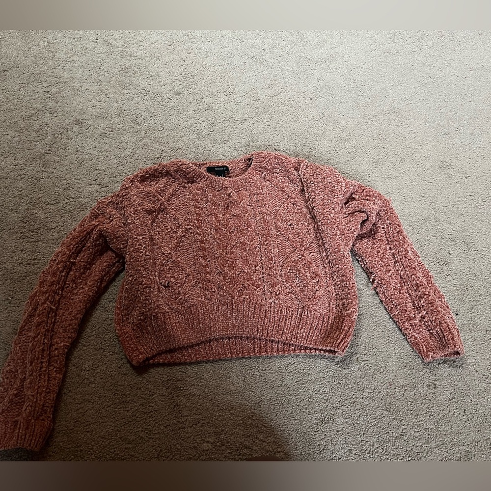 Forever 21 orange sweater